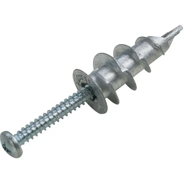 HILLMAN Fast-Acting #8 Zinc Wallboard Self-Drilling Anchor Screws, 10 pieces, 41408