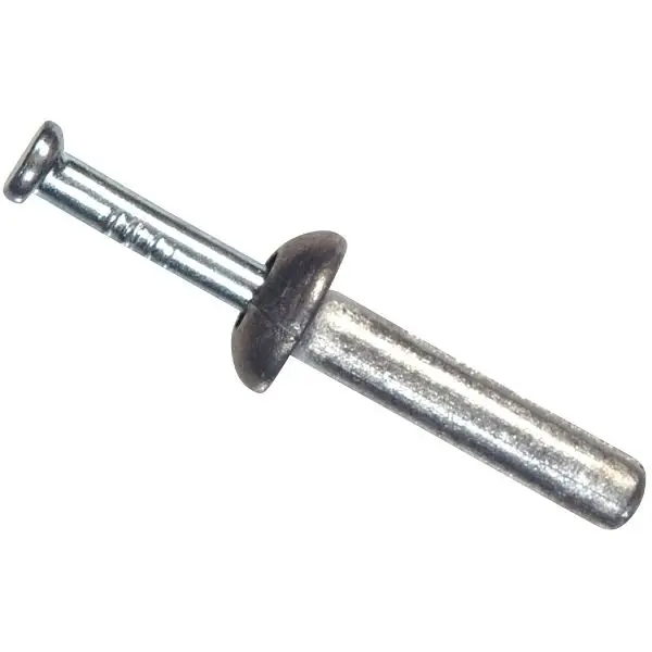 HILLMAN Improved 1/4 Inch x 2 Inch Hammer Drive Anchor, 100 pieces, 372063