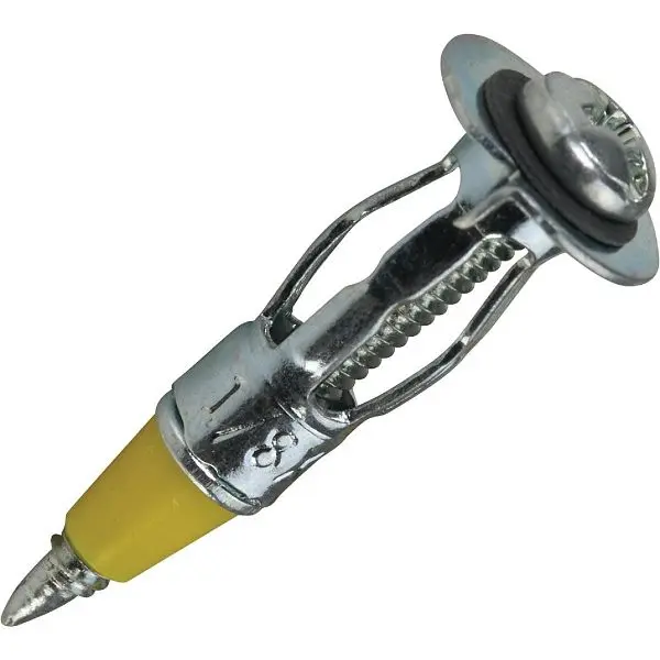 HILLMAN 1/8 Inch Extra-Short Drive Hollow Wall Concrete Anchor, 2 pieces, 5019