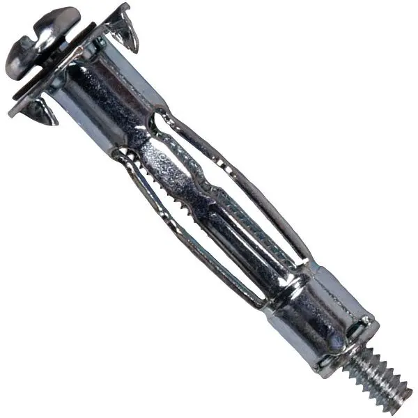 HILLMAN Reinforced 3/16 Inch Short 2-3/4 Inch L Hollow Wall Concrete Anchor, 50 pieces, 370012