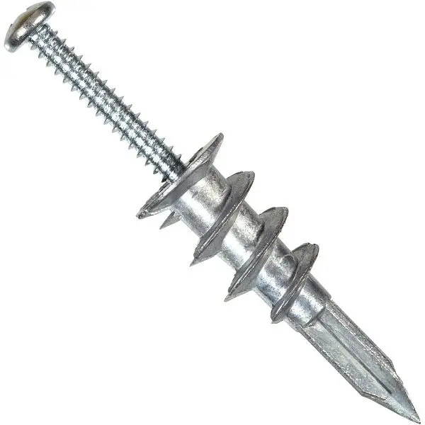 HILLMAN #8 Zinc PHP Wallboard Self-Drilling Concrete Anchor, 2 pieces, 5089