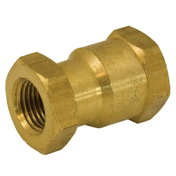 Jones Adjustable Stephens 1/2" x 1/8" Yellow Brass Bell Reducer, P19082 Jones Stephens