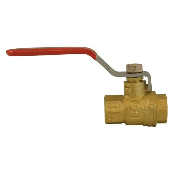 Jones Adjustable Stephens 1/2" Brass Ball Ball Valve, Threaded, B67201 Jones Stephens
