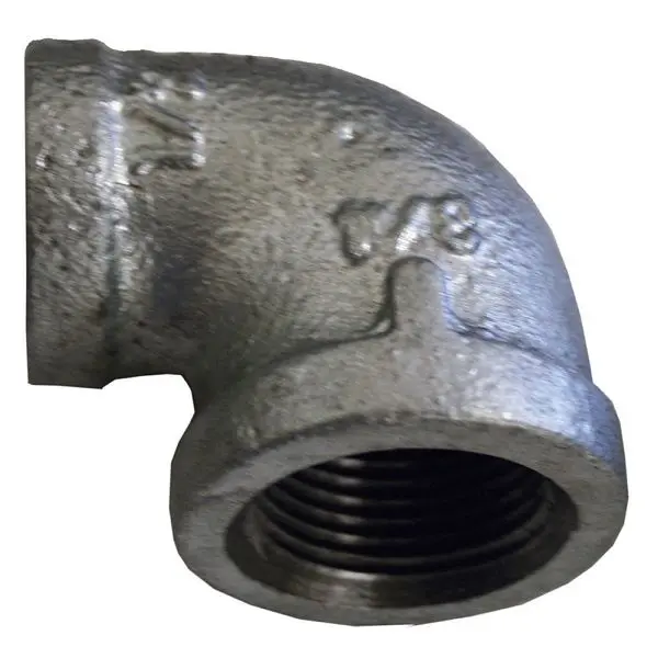 Jones ANSI-Rated Stephens 1-1/2" x "1 Reducing 90° Elbow Galvanized, G2350304 Jones Stephens