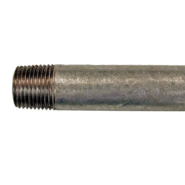 Jones ANSI-Rated Stephens 2" x 36" Ready Cut Pipe Galvanized, 301G2036 Jones Stephens