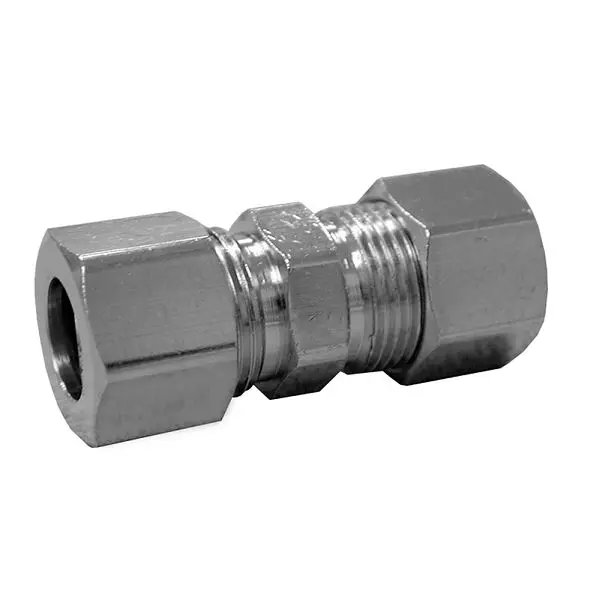 Jones ANSI-Rated Stephens 3/8" Chrome Plated Compression Quick-Connect Union, Lead Free, N62006LF Jones Stephens
