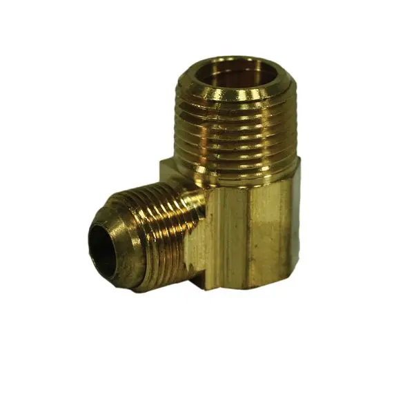 Jones Biodegradable Stephens 3/8" x 3/8" Flare 90° Male Threaded Elbow Space Heater, F41012 Jones Stephens