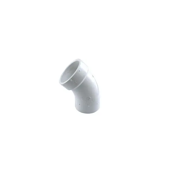 Jones Compact Stephens 3" PVC 45° Street Threaded Elbow, PSL730 Jones Stephens