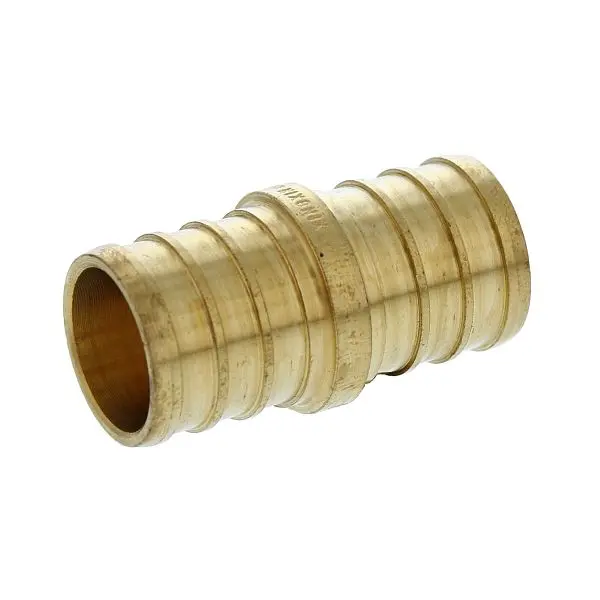 Jones Custom Stephens 3/4" F1807 Brass PEX Pipe Coupling, C76002LF Jones Stephens