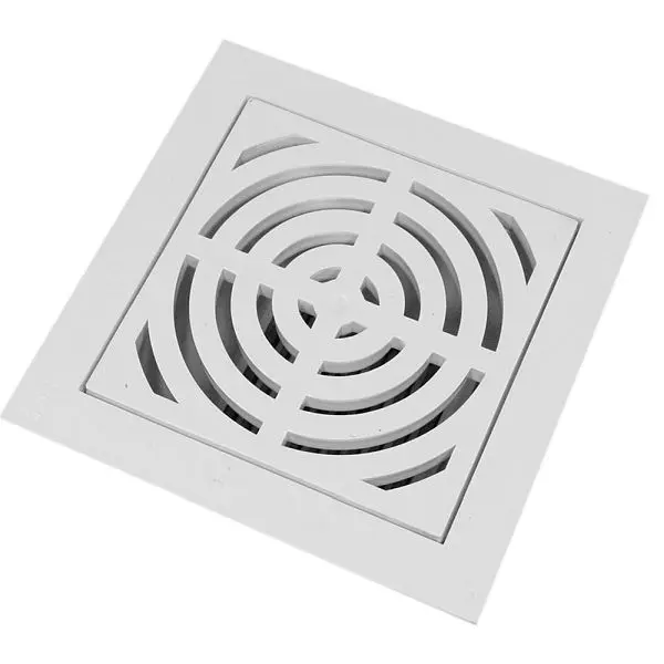 Jones Dependable Stephens 4" PVC Pipe Fit Floor Sink Full Top Grate and Dome Bottom Grate, S49064 Jones Stephens