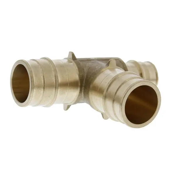 Jones Distinctive Stephens 1" x 3/4" x 1" F1960 Brass PEX Reducing Tee, F76897B Jones Stephens