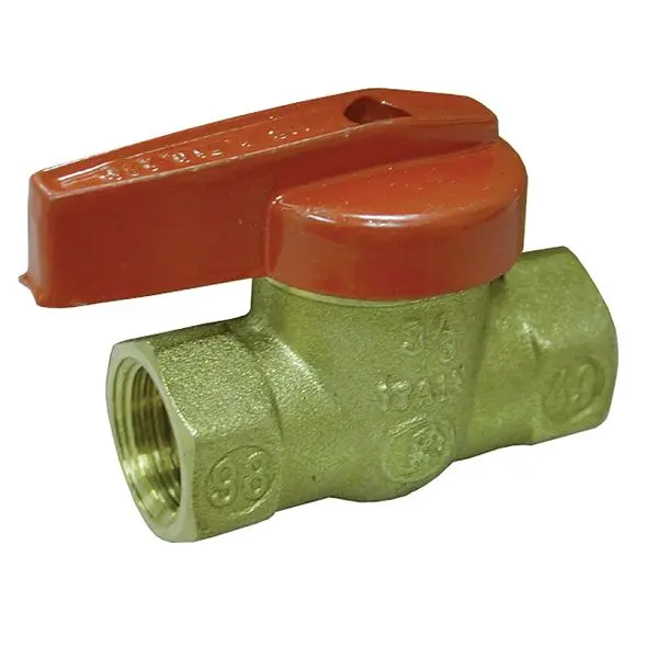 Jones Distinctive Stephens 2" FIP Brass Gas Ball Valve, B64200 Jones Stephens