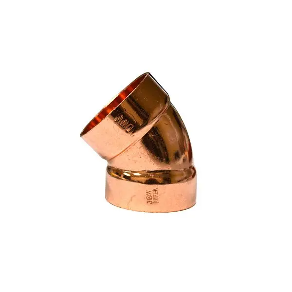 Jones Easy-Install Stephens 1-1/2" 45° Wrot DWV Solder Ell, 162900295 Jones Stephens
