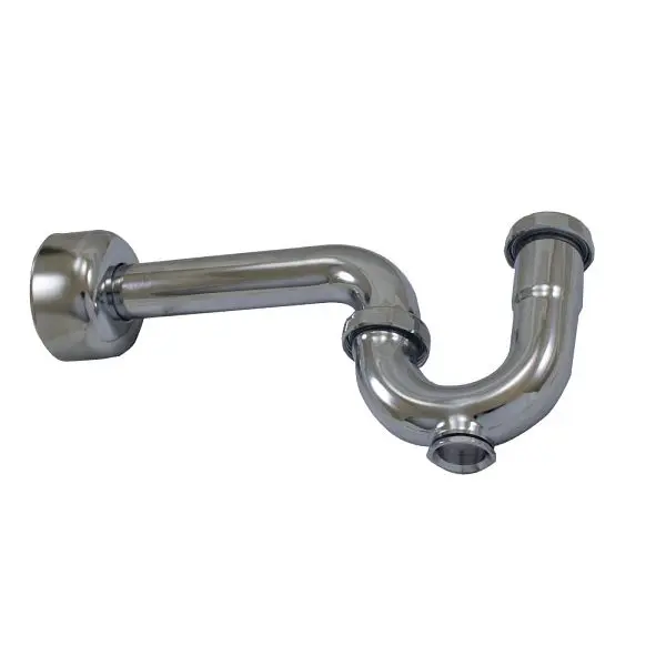 Jones Eco-Friendly Stephens 1-1/4" Chrome Plated Brass P-Trap Box Escutcheon Cleanout 20 Gauge, P38009B Jones Stephens