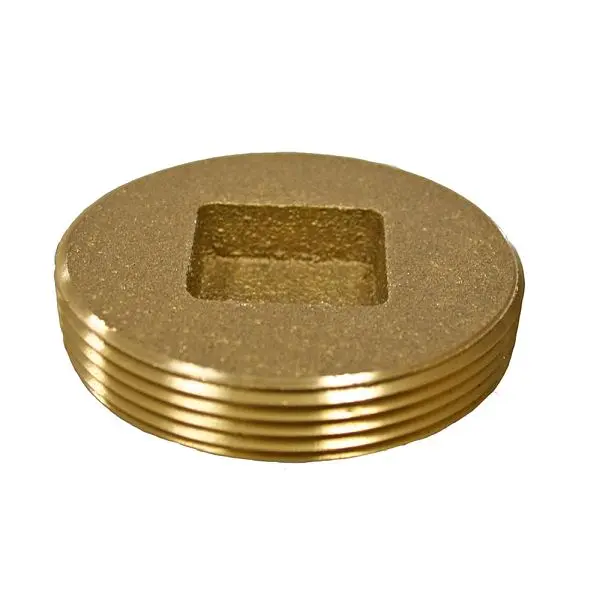 Jones Eco-Friendly Stephens 2-1/2" Countersunk Southern Code Brass Plug 2-7/8" OD, P51250 Jones Stephens