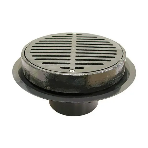 Jones Elite Stephens 3" Heavy Duty Traffic ABS Floor Drain Full Cast Iron Grate and Ring, D50393 Jones Stephens
