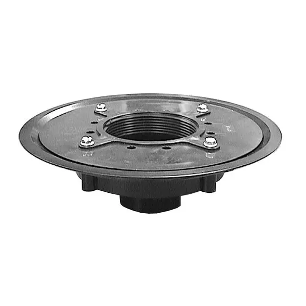 Jones Extended-Life Stephens 3" ABS Heavy Duty Drain Base Primer Taper Tap, 3-1/2" Spud, D52303 Jones Stephens
