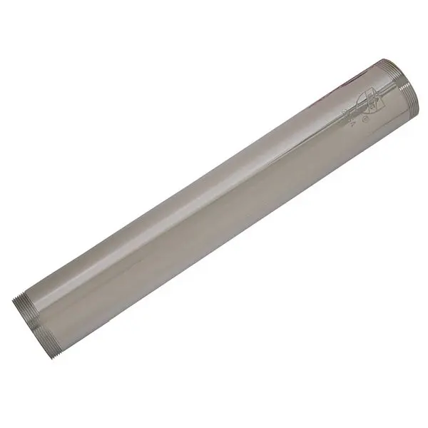 Jones Extra-Strong Stephens 1-1/4" x 6" Chrome Plated Brass Thread Extension Tube 17 Gauge, P38084 Jones Stephens