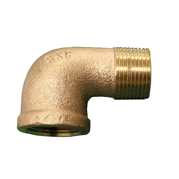 Jones Extra-Strong Stephens 1-1/4" 90° Bronze Street 90 Degree Elbow, Lead Free, B74027LF Jones Stephens