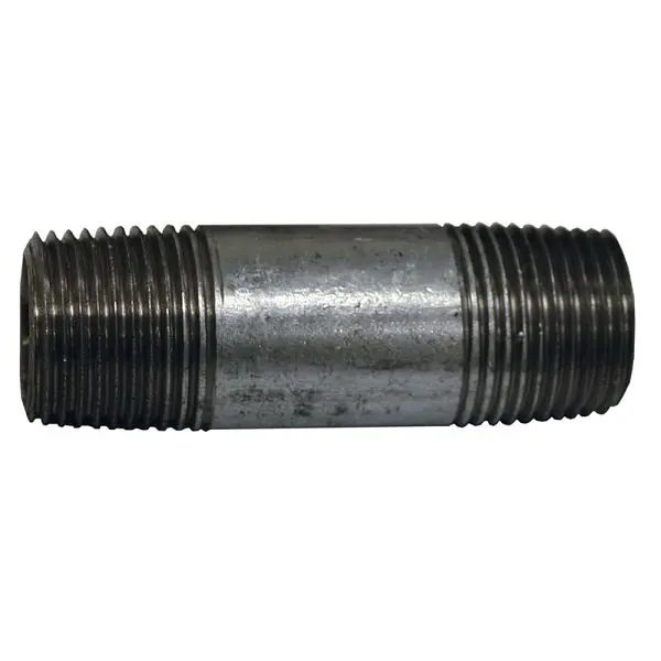 Jones Fast-Acting Stephens 1/4" x 12" Pipe Hex Nipple Galvanized, 50212 Jones Stephens