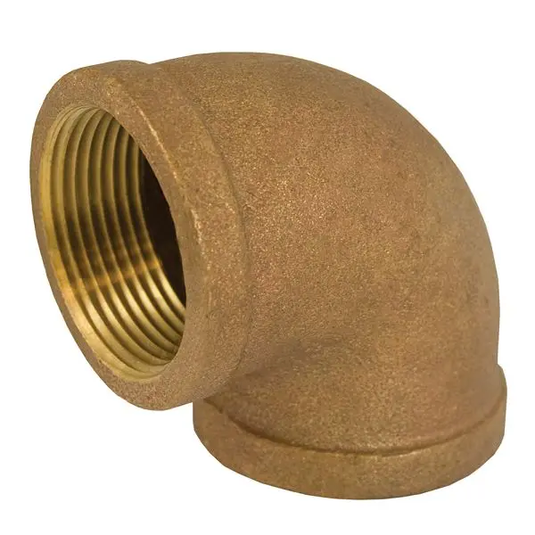Jones First-Rate Stephens 1" x 1/2" 90° Bronze Elbow, Lead Free, B74344LF Jones Stephens
