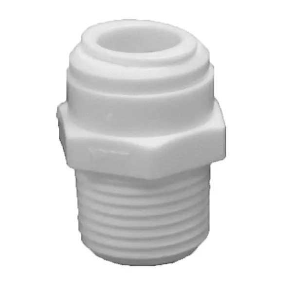 Jones First-Rate Stephens 3/8" x 3/8" ABS Plastic Push On Connector, C76880 Jones Stephens