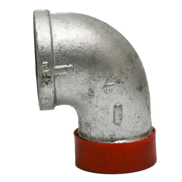 Jones Flexible Stephens 2" Street 90° Elbow Galvanized, G2540390 Jones Stephens