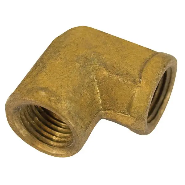 Jones Stephens 3/8" Yellow Brass 90° Elbow, P20006