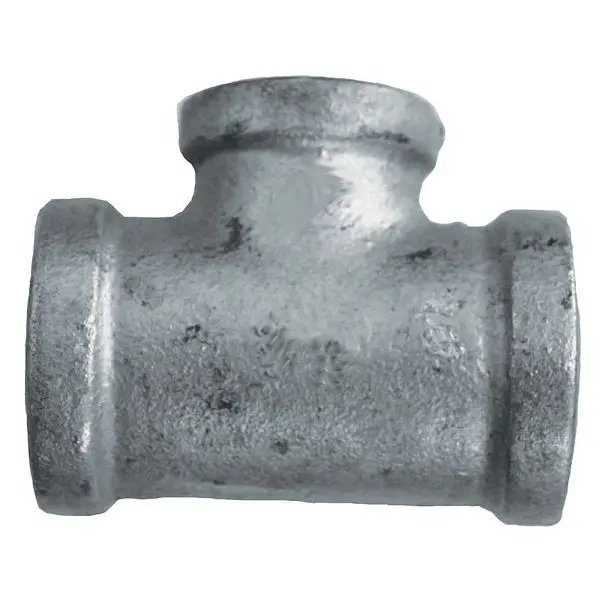 Jones Stephens 3" x 2-1/2" Reducing Tee Galvanized, G4600662