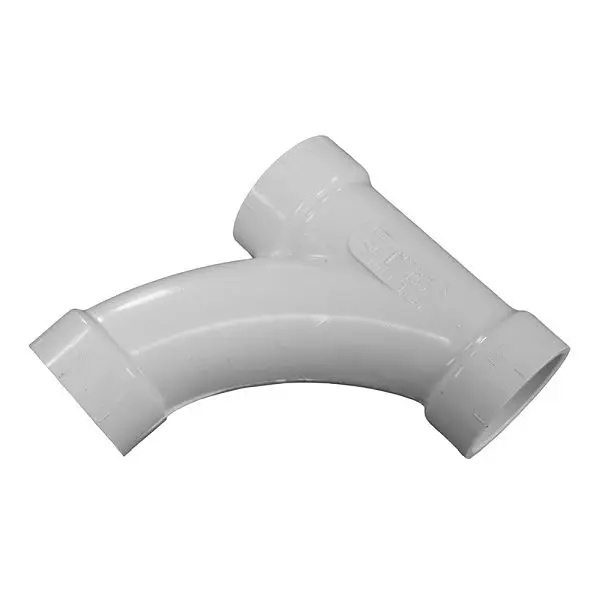 Jones Stephens 3" x 2" PVC Long Turn Branch Tee Wye, PFY532