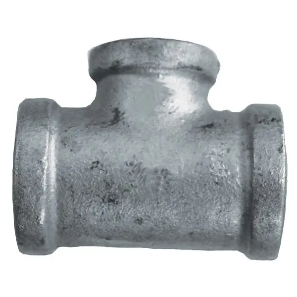 Jones Stephens 3" x 2" Reducing Equal Tee Galvanized, G4600663