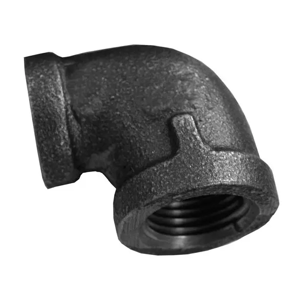 Jones Stephens 3" x 2" Reducing 90° Threaded Elbow Black, B2350663