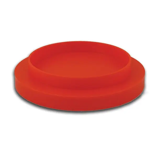 Jones Stephens 3" and 4" PVC Dual Fit Test Flat Cap, Pack 50, T33304