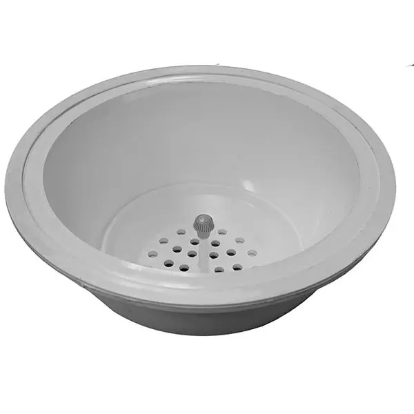 Jones Stephens 3" x 4" PVC Round Slop Sink Strainer, S55001