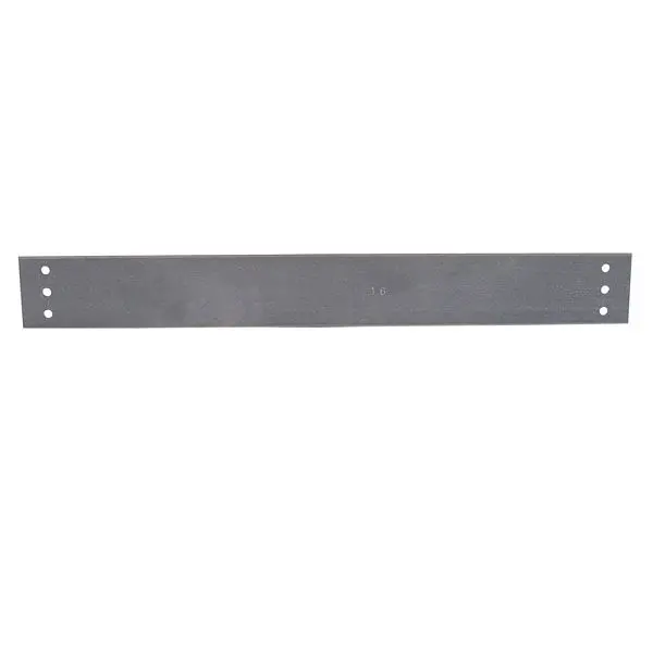 Jones Stephens 3" x 6" Galvanized Steel F.H.. Strap 3 Holes Vertically Aligned, 16 Gauge, Box 50, F160363