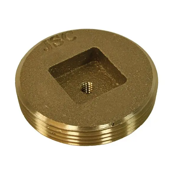Jones Stephens 3" Brass Plug Extension Cover 3-3/8" OD, P54300