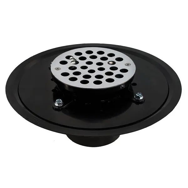 Jones Stephens 3" Heavy Duty ABS Drain Base 3-1/2" Nylon Spud and 6" Stainless Mild Steel Strainer, D51038