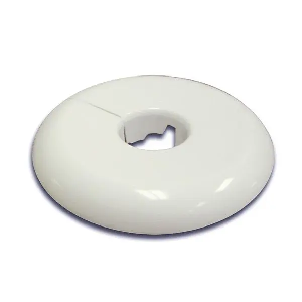 Jones Stephens 3" IPS Off-White Flexible ABS Plastic Floor and Ceiling Plate, Box 12, F07300