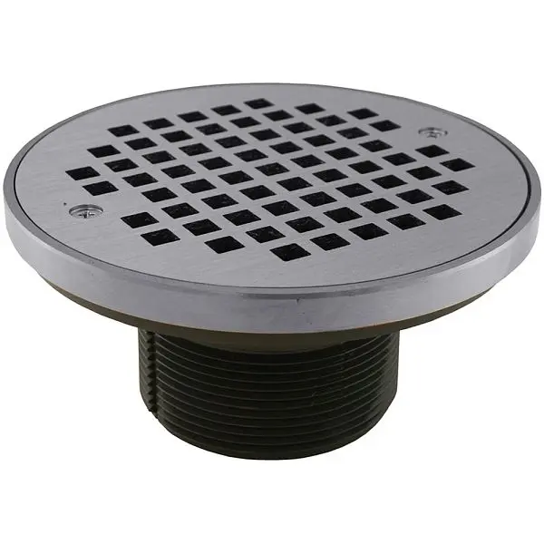 Jones Stephens 3" IPS PVC Spud 6" Triple Chrome Plated Strainer Ring, D56210