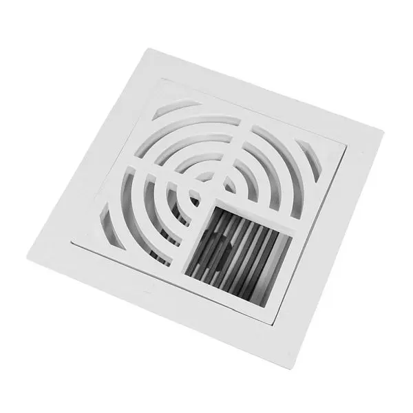 Jones Stephens 3" PVC Pipe Fit Floor Sink 3/4 Top Grate and Dome Bottom Grate, S49053