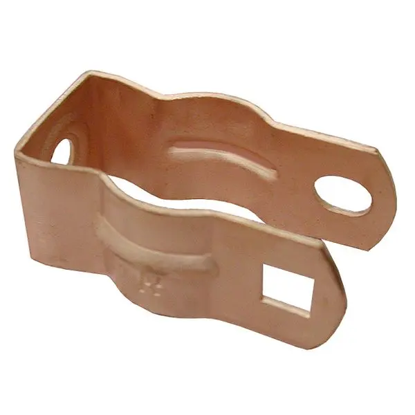 Jones Stephens 3" Rigid (#7) Conduit Hanger, Copper Metal Plated, Carton 25, H17300