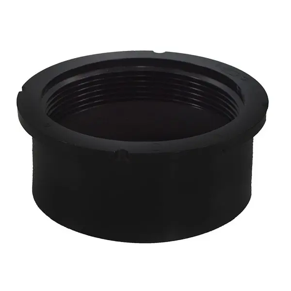 Jones Stephens 4" ABS Hub Fit Drain Base 3-1/2" Spud, D52103