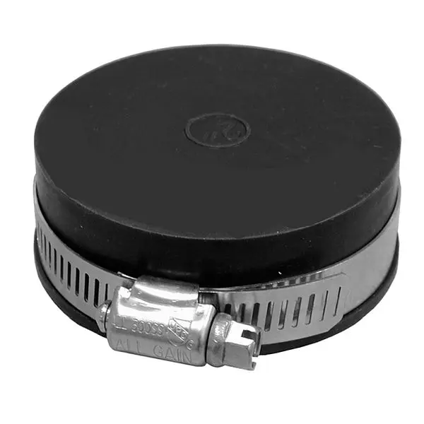 Jones Stephens 4" Heavy Duty Flexible PVC Test Cap, T32044