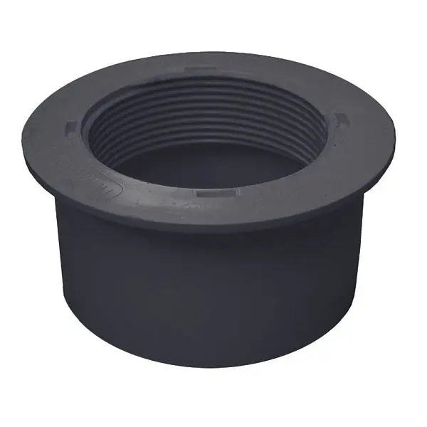 Jones Stephens 4" PVC Inside Pipe Fit Drain Base 3" Spud, D52004