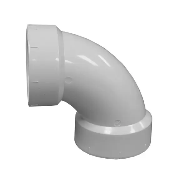 Jones Stephens 4" PVC 90° Long Radius Elbow, PFL840