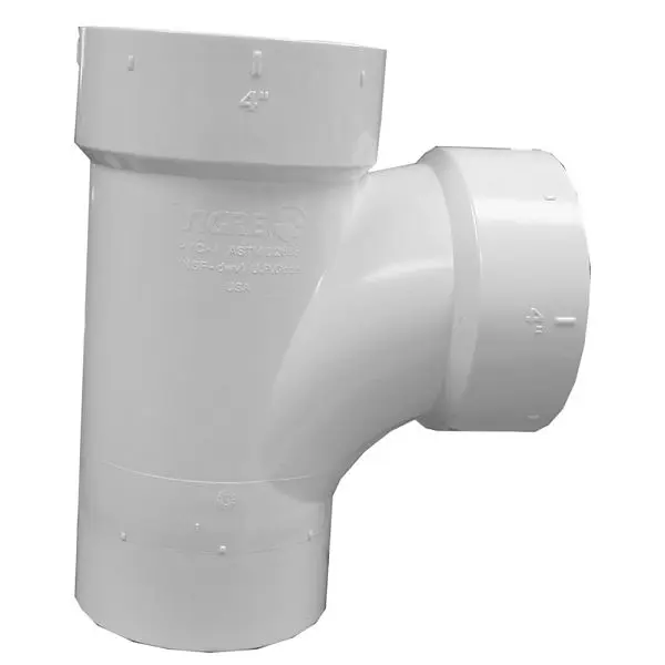 Jones Stephens 4" PVC Sanitary Reducing Tee Street, PSS140