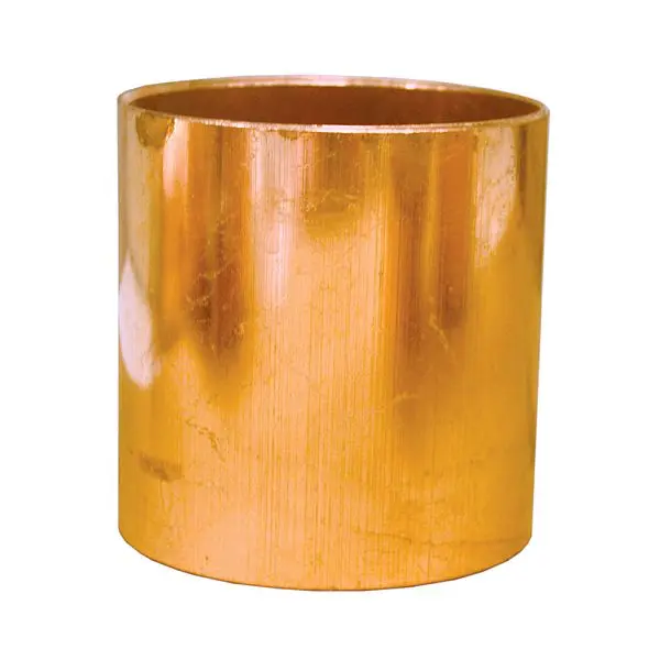 Jones Stephens 4" Wrot/ACR Solder Joint Copper Grooved Coupling (Socket) Less Tube Stop, C75423