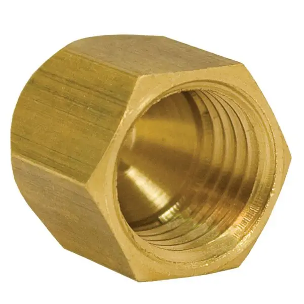 Jones Stephens 5/16" Brass Flare Cap, F40098