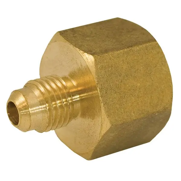 Jones Stephens 5/8" x 1/2" Bronze Flare x Female Slip Coupling, F40055