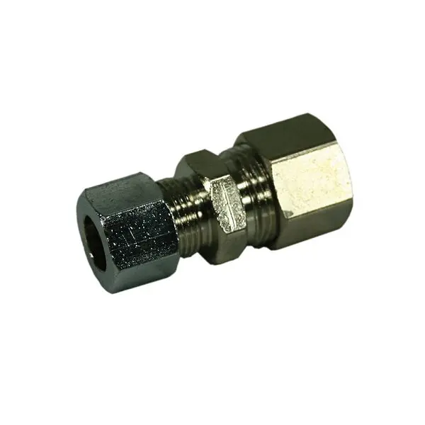 Jones Stephens 5/8" x 3/8" Chrome Plated Compression Union, Lead Free, N62106LF
